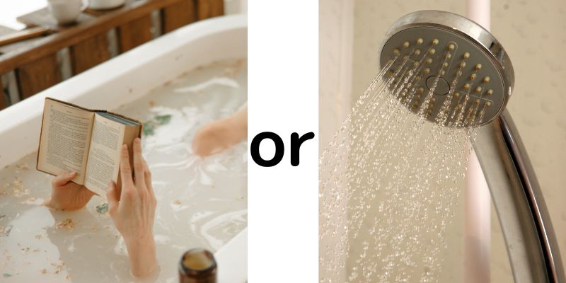 【リラクゼーション】シャワーか風呂か